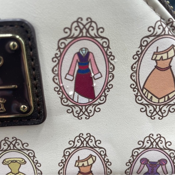 Loungefly Disney Princess Dresses Cream Backpack main image 11